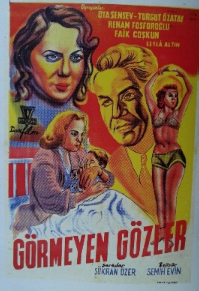 Sönen Gözler (1955) afişi