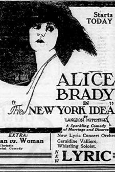 The New York ıdea (1920) afişi