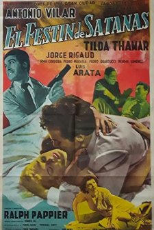 El Festín De Satanás (1958) afişi