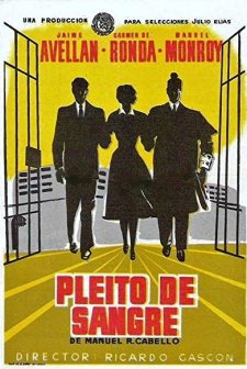 Pleito De Sangre (1956) afişi
