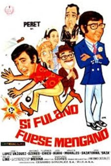 Si Fulano Fuese Mengano (1971) afişi