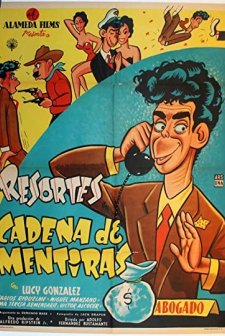 Cadena De Mentiras (1955) afişi