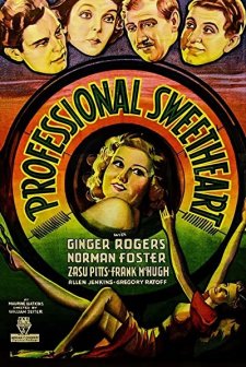 Professional Sweetheart (1933) afişi