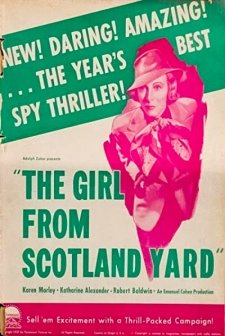 The Girl From Scotland Yard (1937) afişi