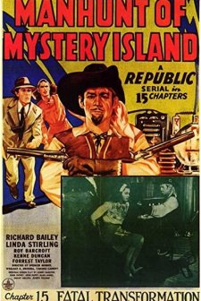 Manhunt Of Mystery Island (1945) afişi