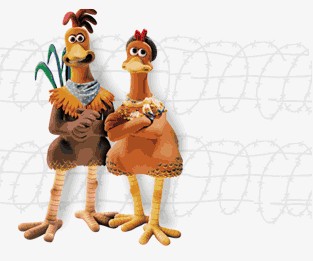 Tavuklar Firarda Fotoğrafı