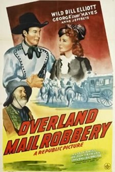 Overland Mail Robbery (1943) afişi