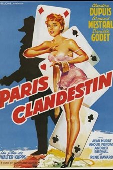 Paris Clandestin (1957) afişi