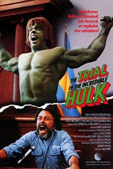 The Trial Of The Incredible Hulk (1989) afişi