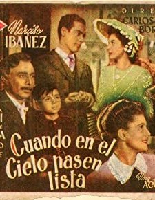 Cuando En El Cielo Pasen Lista (1945) afişi