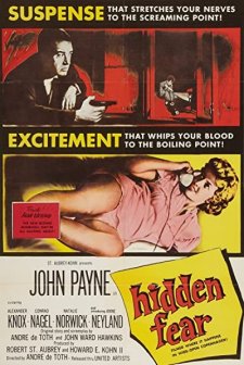 Hidden Fear (1957) afişi