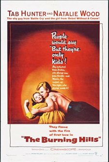 The Burning Hills (1956) afişi