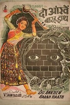 Do Ankhen Barah Haath (1957) afişi