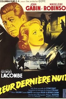 Leur Dernière Nuit (1953) afişi