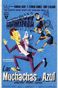 Muchachas De Azul (1957) afişi