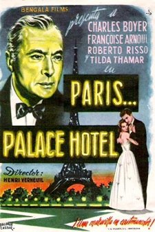 Paris, Palace Hôtel (1956) afişi