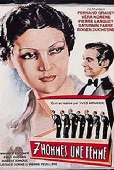 Sept Hommes, Une Femme (1936) afişi
