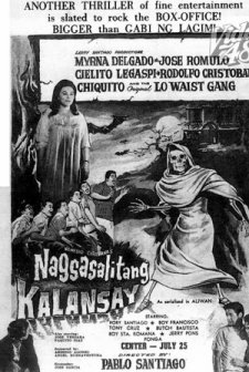 Nagsasalitang Kalansay (1961) afişi
