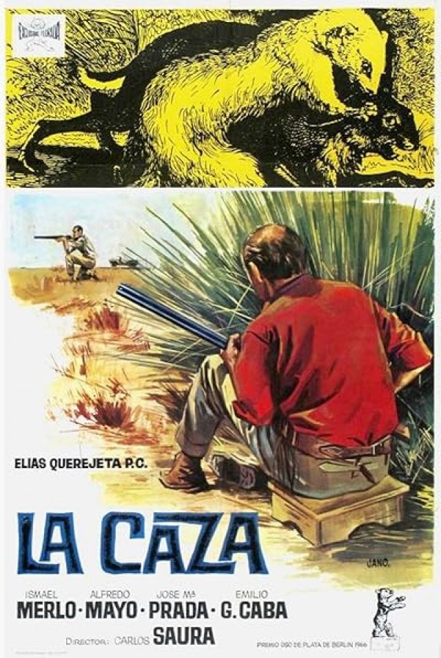 La Caza (1966) afişi