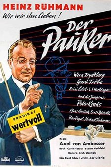 Der Pauker (1958) afişi