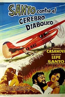Santo Contra El Cerebro Diabólico (1963) afişi