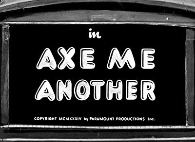 Axe Me Another (1934) afişi