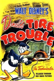 Donald's Tire Trouble (1943) afişi
