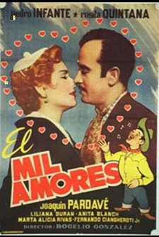 El Mil Amores (1954) afişi