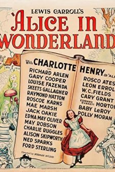 Alice Harikalar Diyarında (1933) afişi