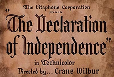 Declaration Of Independence (1938) afişi