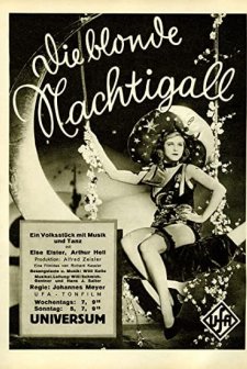 Die Blonde Nachtigall (1930) afişi