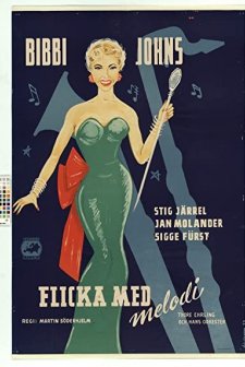 Flicka Med Melodi (1954) afişi
