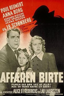 Affæren Birte (1945) afişi
