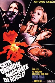 Sette Orchidee Macchiate Di Rosso (1972) afişi