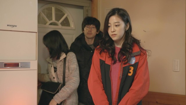 Flirty Boy and Girl Fotoğrafı