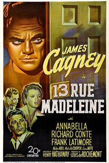 13 Rue Madeleine (1946) afişi