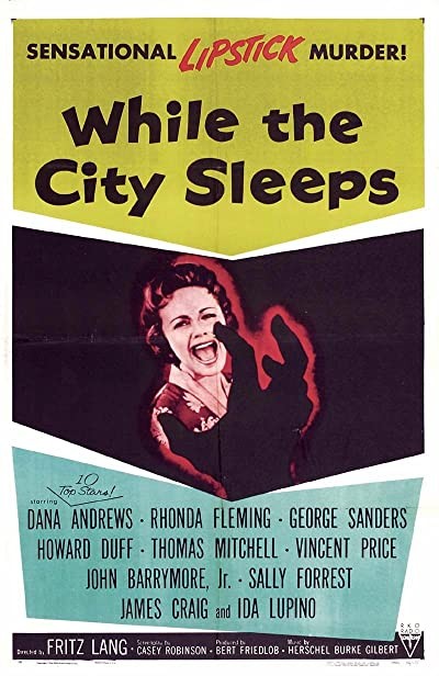 While The City Sleeps (1956) afişi