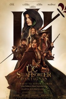 Üç Silahşörler: D'Artagnan (2023) afişi