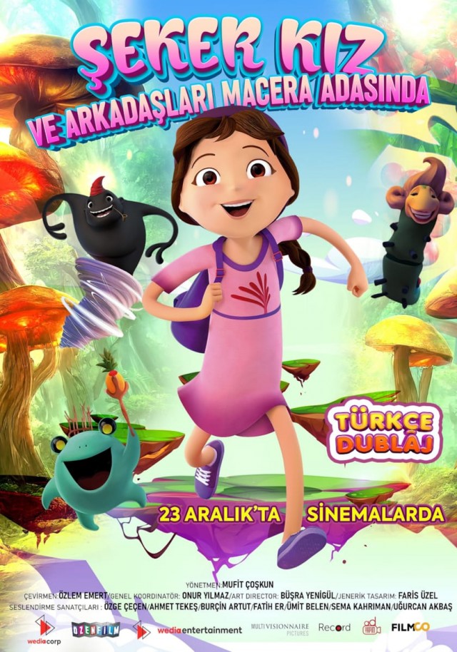 Şeker Kız ve Arkadaşları Macera Adasında (2021) afişi