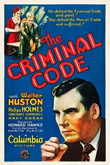 The Criminal Code (1930) afişi