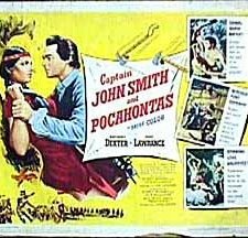Kaptan John Smith Ve Pocahontas (1953) afişi