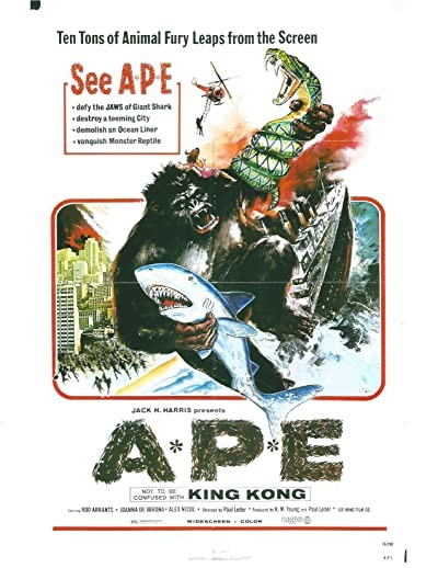The King Ape (1976) afişi
