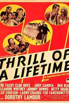 Thrill Of A Lifetime (1937) afişi