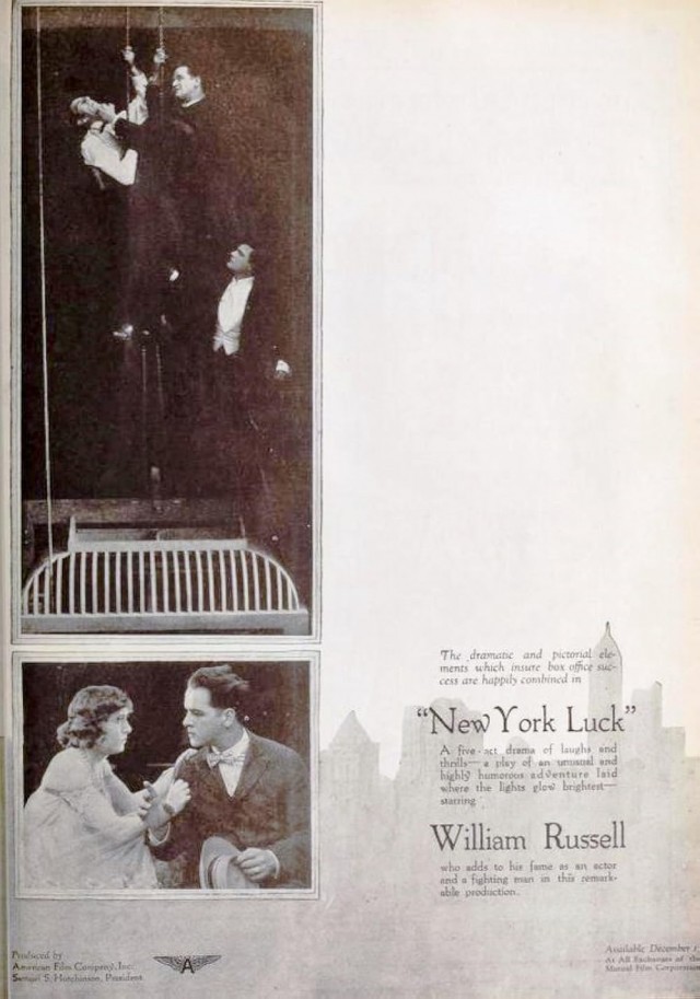 New York şansı (1917) afişi