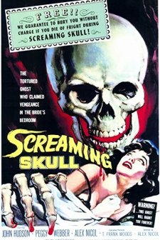 The Screaming Skull (1958) afişi