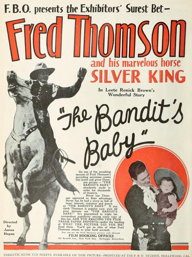 The Bandit's Baby (1925) afişi