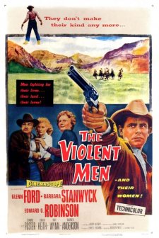 The Violent Men (1955) afişi