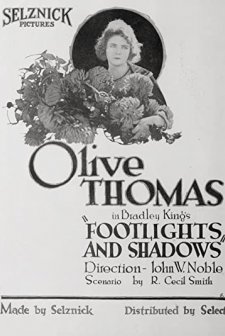 Footlights And Shadows (1920) afişi