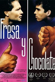 Çilek Ve Çikolata (1993) afişi