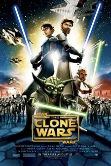 Star Wars: Klon Savaşları (2008) afişi